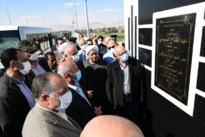 تمهيدا لإفتتاحه خلال أيام .. وزير النقل يتفقد محور الشهيد باسم فكرى 45 - جريدة المساء