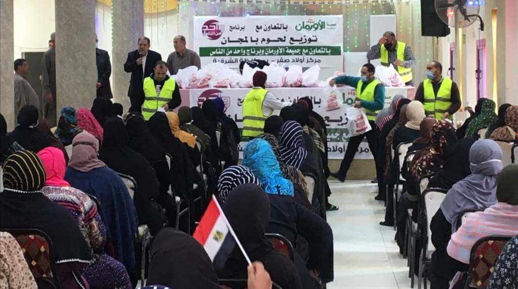 الأورمان توزع لحوم على 500 أسرة من المستحقين بالشرقية 17 - جريدة المساء