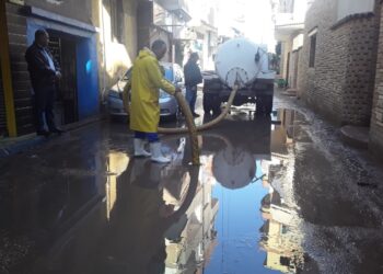 سحب تجمعات مياه الأمطار من الشوارع والميادين .. بالمنوفية 21 - جريدة المساء