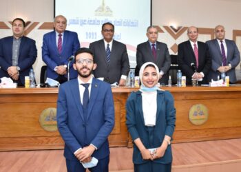 جامعة عين شمس..اية هشام رئيسا لاتحاد الطلبة..عبد الله محمد نائبا 35 - جريدة المساء