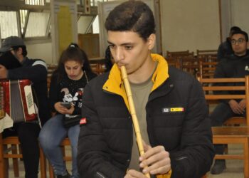 طلاب جامعة المنيا يتنافسون في مسابقات العزف والغناء والإنشاد الديني والترانيم 32 - جريدة المساء