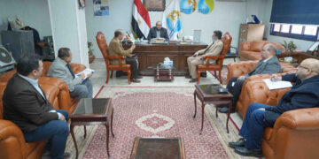 بحث تعاون مشترك بين مياه الشرب وجامعة سوهاج فى المجالات العلمية والتطبيقية 1 - جريدة المساء