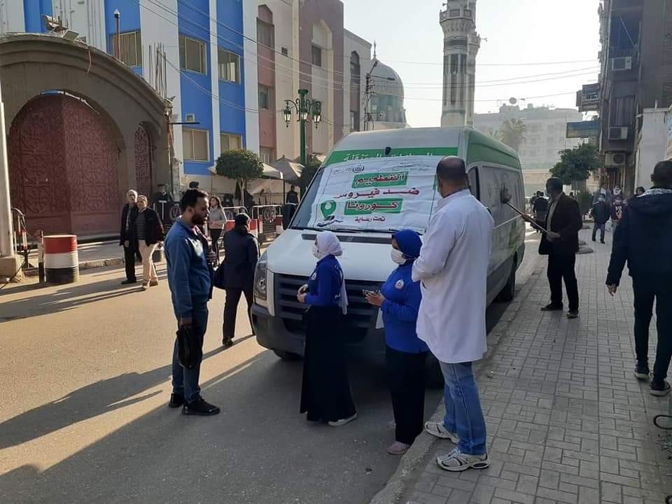 استمرار حملة طرق الأبواب لتطعيم المواطنين ضد فيروس كورورنا 18 - جريدة المساء