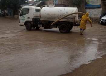 شفط مياه الأمطار بالمنوفية 21 - جريدة المساء