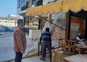 استمرار حملات رفع الاشغالات والمخالفات بالطرق الرئيسية والفرعية ببورسعيد 23 - جريدة المساء