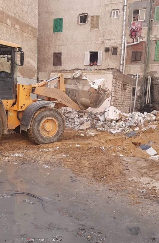 ازالة مصنع مخالف و6محلات بمساكن توشكى في الاسكندرية 18 - جريدة المساء