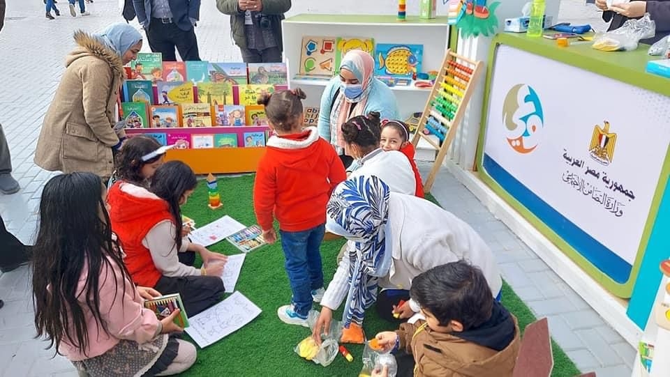 إقبال كبير علي جناح وزارة التضامن بمعرض الكتاب 19 - جريدة المساء