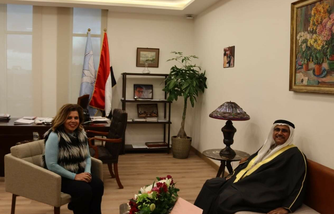 السفيرة مشيرة خطاب تستقبل رئيس البرلمان العربي 19 - جريدة المساء