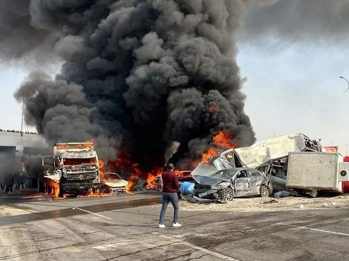 النيابة تحقق في وفاة شخص وإصابة 8 بحادث الدائري الأوسطي 18 - جريدة المساء