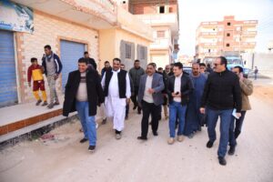 محافظ مطروح يتابع أعمال البنية التحتية بحى الزهور 21 - جريدة المساء