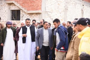 محافظ مطروح يتابع أعمال البنية التحتية بحى الزهور 23 - جريدة المساء