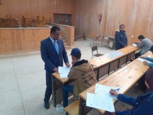 استمرار أعمال الامتحانات بكلية الحقوق بقنا وسط تطبيق كامل للإجراءات الإحترازية 135 - جريدة المساء
