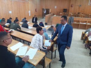 استمرار أعمال الامتحانات بكلية الحقوق بقنا وسط تطبيق كامل للإجراءات الإحترازية 141 - جريدة المساء