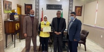 تكريم " الاء " بطلة الجمهورية في الشطرنج بتعليم القليوبية 1 - جريدة المساء