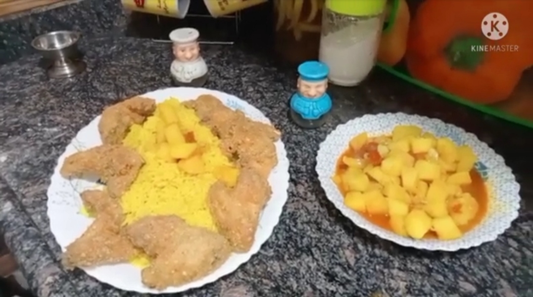 تشكن المطاعم مع الارز البسمتى والبطاطس بالكركم..بالفيديو 18 - جريدة المساء