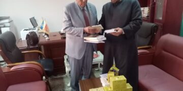 مديرية أوقاف أسوان تهدي مطبوعات وزير الأوقاف لكلية دار العلوم جامعة أسوان 2 - جريدة المساء مديرية أوقاف أسوان تهدي مطبوعات وزير الأوقاف لكلية دار العلوم جامعة أسوان 1 - جريدة المساء