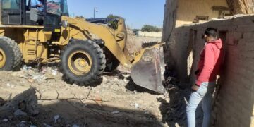 رفع ١٠ أطنان من الأتربة والمخلفات الصلبة بمدينة سفاجا 1 - جريدة المساء