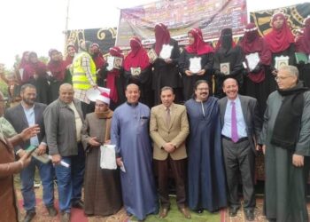 تكريم 35 فتاه من حفظة القرآن الكريم اليتامي المقبلات على الزواج بمركز العدوة وتقديم لهم هدايا عينية 25 - جريدة المساء