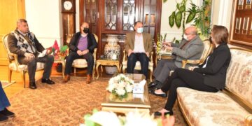 محافظ أسيوط يلتقي مسئولي الوكالة الدولية لمناقشة تطبيق منظومة التحول الرقمي وإدارة الأصول 1 - جريدة المساء