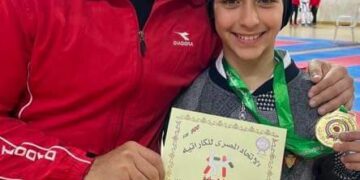 محافظ مطروح يهنئ اللاعبة نور عبد القادر لحصدها الميدالية الذهبية ببطولة الجمهورية من الرانك 2 - جريدة المساء محافظ مطروح يهنئ اللاعبة نور عبد القادر لحصدها الميدالية الذهبية ببطولة الجمهورية من الرانك 1 - جريدة المساء