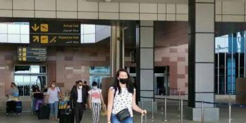 وصول 1500 سائح روسى مطار الغردقة الدولى 2 - جريدة المساء وصول 1500 سائح روسى مطار الغردقة الدولى 1 - جريدة المساء