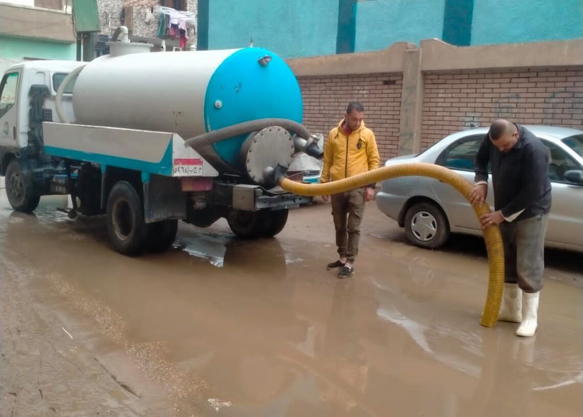 كسح مياه الأمطار أولًا بأول.. بالمنوفية 18 - جريدة المساء