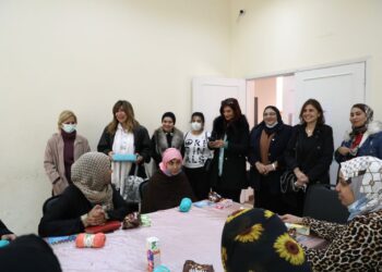 قومي المرأة يدرب فتيات الأسمرات على أعمال الكورشيه 15 - جريدة المساء