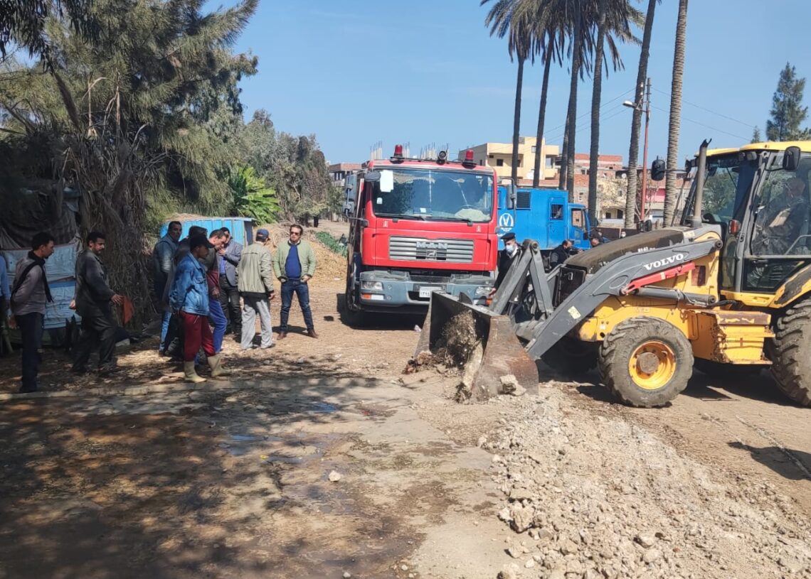 إزالة 273 حالة تعدى على أملاك الدولة بكفرالشيخ 18 - جريدة المساء