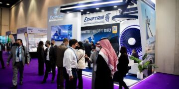 مصر للطيران تشارك فى مؤتمر ومعرض الشرق الأوسط لصيانة الطائرات بدبى 2 - جريدة المساء مصر للطيران تشارك فى مؤتمر ومعرض الشرق الأوسط لصيانة الطائرات بدبى 1 - جريدة المساء