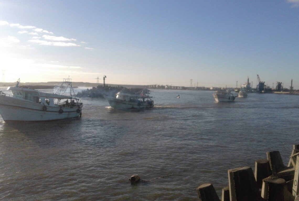 قاطرة وصندل يحتميان بميناء الصيد بالبرلس بكفر الشيخ تحسبا لنوه الحسوم 17 - جريدة المساء