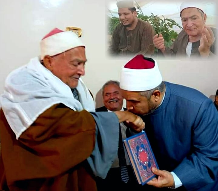 منطقة الوادى الأزهرية تكرم الشحات أقدم حفظة القرآن بالداخلة 19 - جريدة المساء