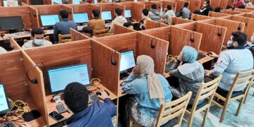 تدريب فريق الدعم الفنى للاختبارات الالكترونية بجامعة كفرالشيخ بالقرية الذكية 1 - جريدة المساء