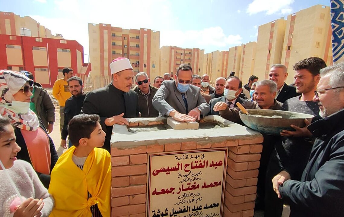بتكلفة 6 مليون جنيه.. وضع حجر الأساس لإقامة مسجد بالعريش 20 - جريدة المساء بتكلفة 6 مليون جنيه.. وضع حجر الأساس لإقامة مسجد بالعريش 19 - جريدة المساء