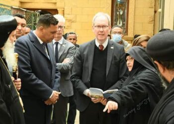 سفير السويد يزور دير القديسة دميانه ببرارى بلقاس 20 - جريدة المساء
