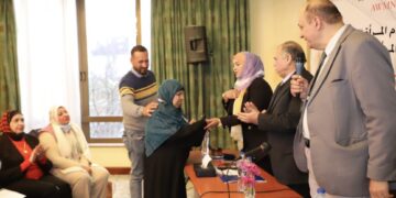 تكريم أحلام جلال الأم المثالية للمكفوفين 1 - جريدة المساء