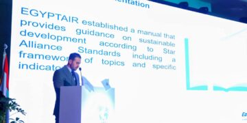 مشاركة مصر للطيران في القمة البيئية الأولي للطيران الإنساني 2 - جريدة المساء مشاركة مصر للطيران في القمة البيئية الأولي للطيران الإنساني 1 - جريدة المساء