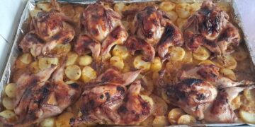 طريقة عمل السمان المشوي مع البطاطس 2 - جريدة المساء طريقة عمل السمان المشوي مع البطاطس 1 - جريدة المساء