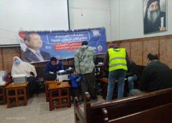 برعاية مستقبل وطن كفرالشيخ حملة تطعيم بلقاح كورونا بكنيسة مار جرجس بدسوق 35 - جريدة المساء