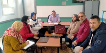 جولات ميدانية على مدارس 6 اكتوبر لمتابعة سير الدراسة 1 - جريدة المساء