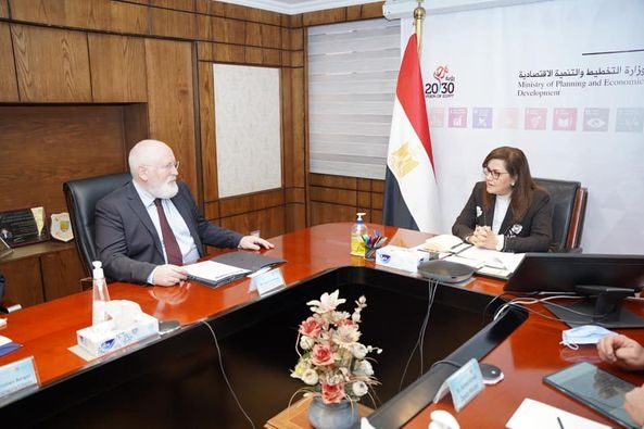 وزيرة التخطيط والتنمية الاقتصادية تلتقي نائب الرئيس التنفيذي للمفوضية الأوروبية لبحث تعميق التعاون 18 - جريدة المساء