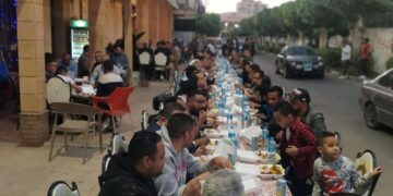 افطار جماعي لمشاهير الدرجة الثالثة في أشهر شوارع الاسماعيلية 1 - جريدة المساء