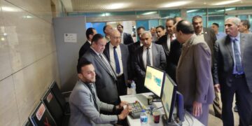 جولة لرئيس مصلحة الجمارك بمطار القاهرة للاطمئنان على تجهيزات الاطلاق التجريبى لمنظومة «ACI» بالموانئ الجوية منتصف مايو المقبل 2 - جريدة المساء جولة لرئيس مصلحة الجمارك بمطار القاهرة للاطمئنان على تجهيزات الاطلاق التجريبى لمنظومة «ACI» بالموانئ الجوية منتصف مايو المقبل 1 - جريدة المساء