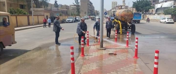 فى كفرالشيخ إستمرار حملات النظافة والتجميل ورفع الإشغالات والإنارة العامة 18 - جريدة المساء إستمرار حملات النظافة والتجميل ورفع الإشغالات والإنارة العامة بقري ومدن المحافظة