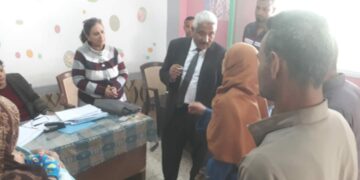 حل المشاكل الخاصة بكارت ميزا للمستحقين لمعاش التكافل والكرامة بالمنيا