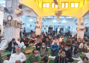 قافلة دعوية مشتركة بين إدارتي المنتزه والرمل لاداء خطبة الجمعة بالادارتين