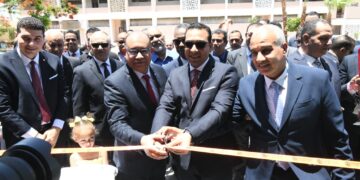 نائب محافظ قنا يشهد إفتتاح فرع البنك الأهلى المصرى بمجمع الألومنيوم  1 - جريدة المساء