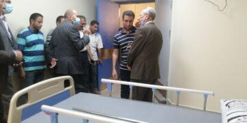 رئيس جامعة المنيا يتابع الموقف التنفيذي لمستشفى الرمد والأطفال 2 - جريدة المساء رئيس جامعة المنيا يتابع الموقف التنفيذي لمستشفى الرمد والأطفال 1 - جريدة المساء