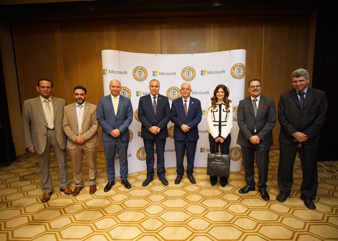 إطلاق مشروع الحرم الذكي لجامعة الأزهر عبر تقنيات الذكاء الإصطناعي بالتعاون مع مايكروسوفت 18 - جريدة المساء
