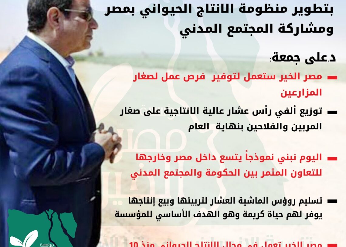 "مصر الخير": توزيع ألفي رأس عشار عالية الإنتاجية على صغار المربين والفلاحين.. نهاية العام الجارى 18 - جريدة المساء