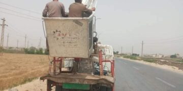 صيانة وتركيب ٨٧ كشاف .. ورفع ٤٠ طن مخلفات بقرى المنيا 1 - جريدة المساء